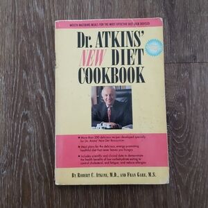 Vintage 1997 Dr. Atkins Diet Cookbook, Keto Low Carb Recipes